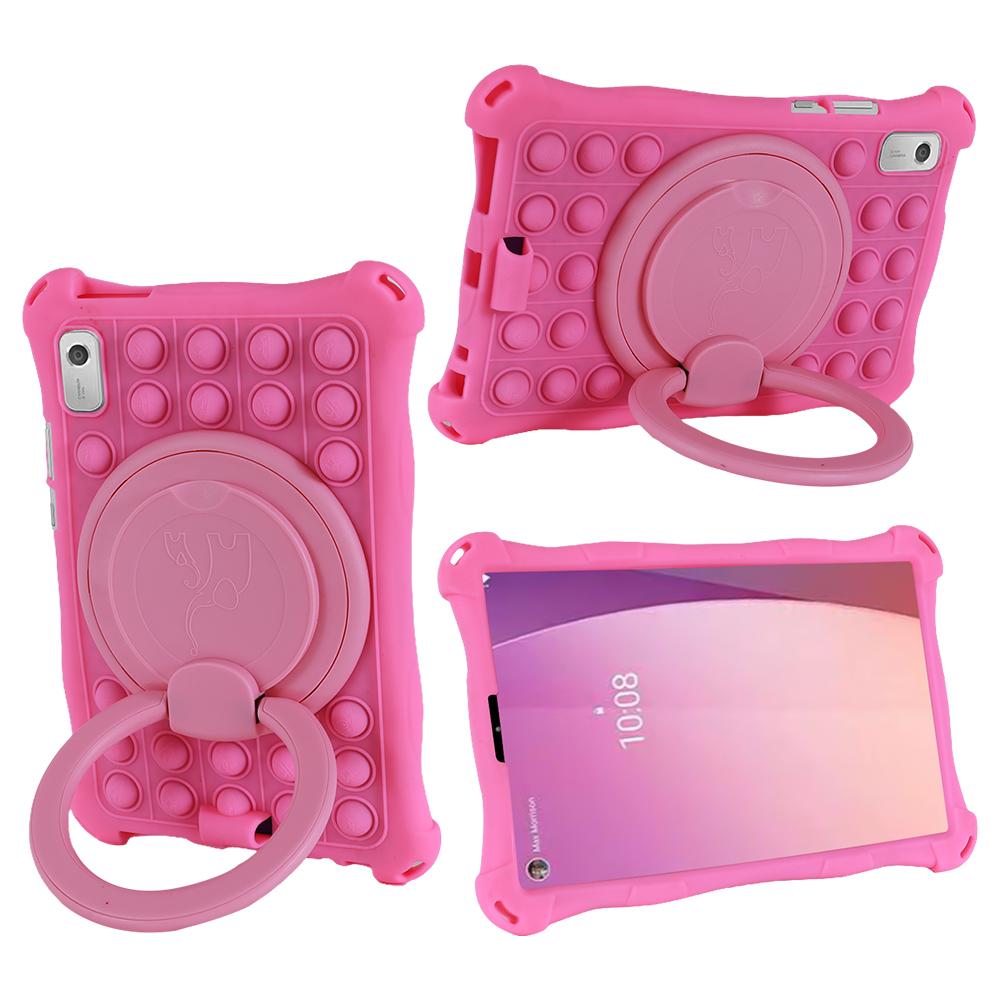 Bubble Toys Weiche Silikon Kinder Sichere Hülle Für Lenovo Tab M9 TB-310FU TB-310XU 360 Drehbarer Ständer Tablet-Hülle