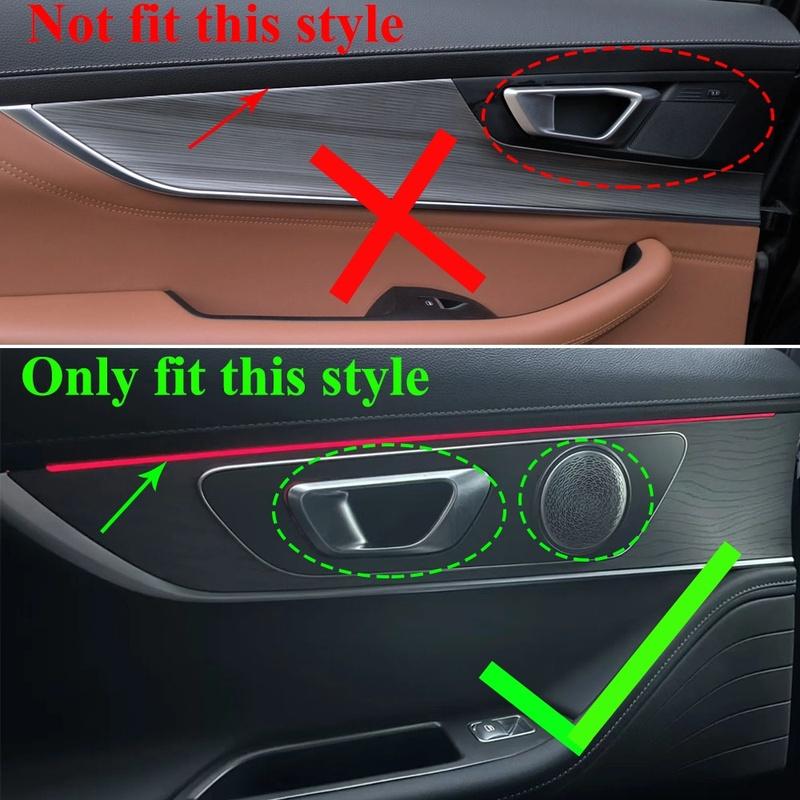 64 Color Back Row Door Backlight For Chery Tiggo 8 Pro Max -25 Interior Ambient Lighting For Modification Automobiles Parts