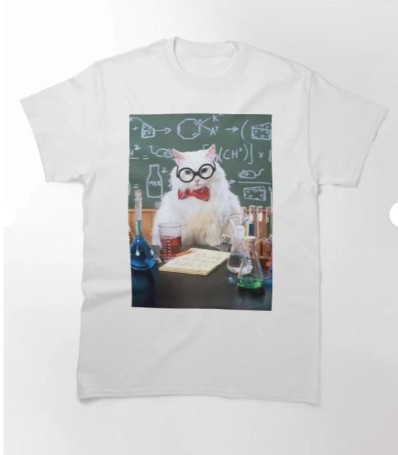 Chemistry Cat MEME T-Shirt 2XL