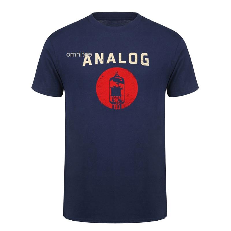 Analog Vacuum Tube TShirt for Radio and Amp Collectors Funny Electron Valve Lover T Shirts Summer Streetwear Gifts HJ057