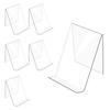 6er-Pack Acryl-Buchständer, Transparenter Ausstellungsständer, Transparenter Halter Zum Präsentieren Von Bildern, Schmuck, Uhrenständer