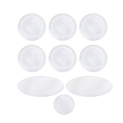 9 pezzi set squisiti intarsi per bottoni a chiave per sassofono contralto, tenore, soprano, accessorio per sassofono