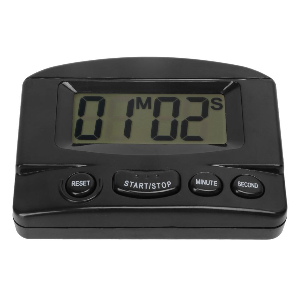 Küchentimer Lauter Ton Zeit Abgelaufen und Countdown Magnetisches Design Multifunktionaler Digitaluhr-Timer Schwarz