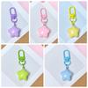 5pcs Resin Friendship Stars Keychain Pentagram Backpack Pendant  Home Decoration