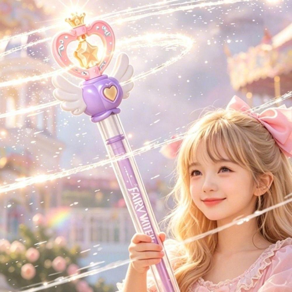 Winged Wand Shape Princess Wand Water Heart Decoration Fairy Water Toy Pool Party