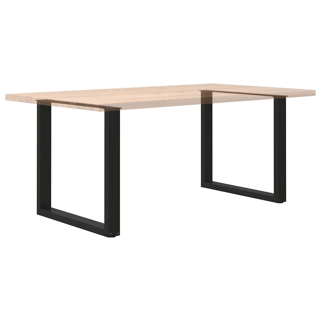 Coffee Table Legs, 2 Pcs., Black, 80X(72-73) Cm, Steel