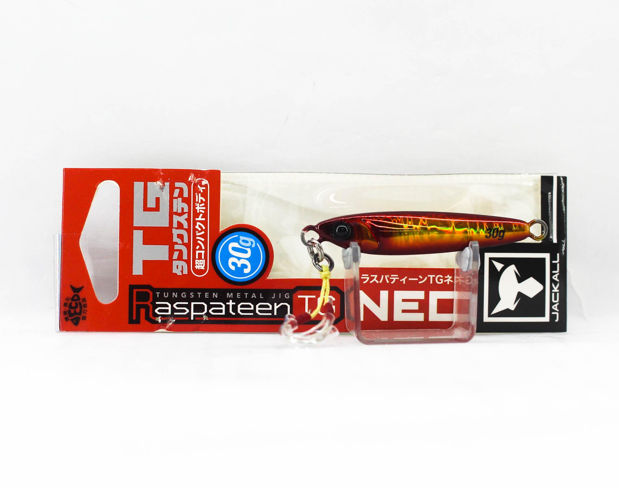 

Jackall Metal Jig Raspateen TG Tungsten Neo 30 grams Red Gold Mag HL (8302)