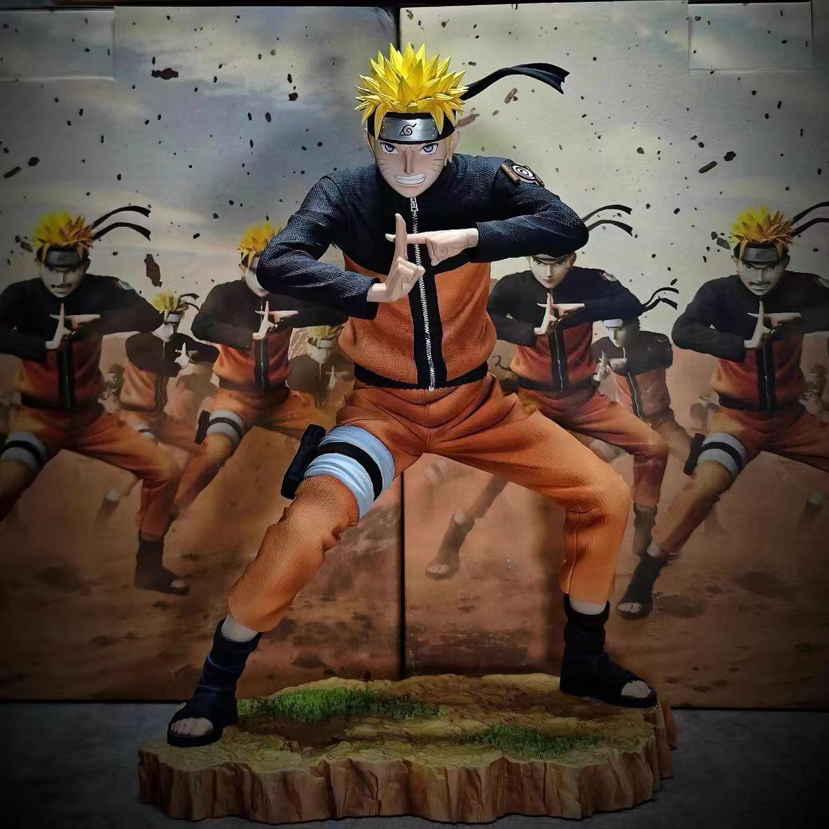 

25cm Anime NARUTO Shippuden Naruto Uzumaki Battle Form Collection Doll Model Toy Gift No box