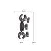 Sports Camera Double Clip Crab Clamp For Motorcycle Bike Handlebar Clip Bracket For Insta360 One X2 X3 Camera Accessory
