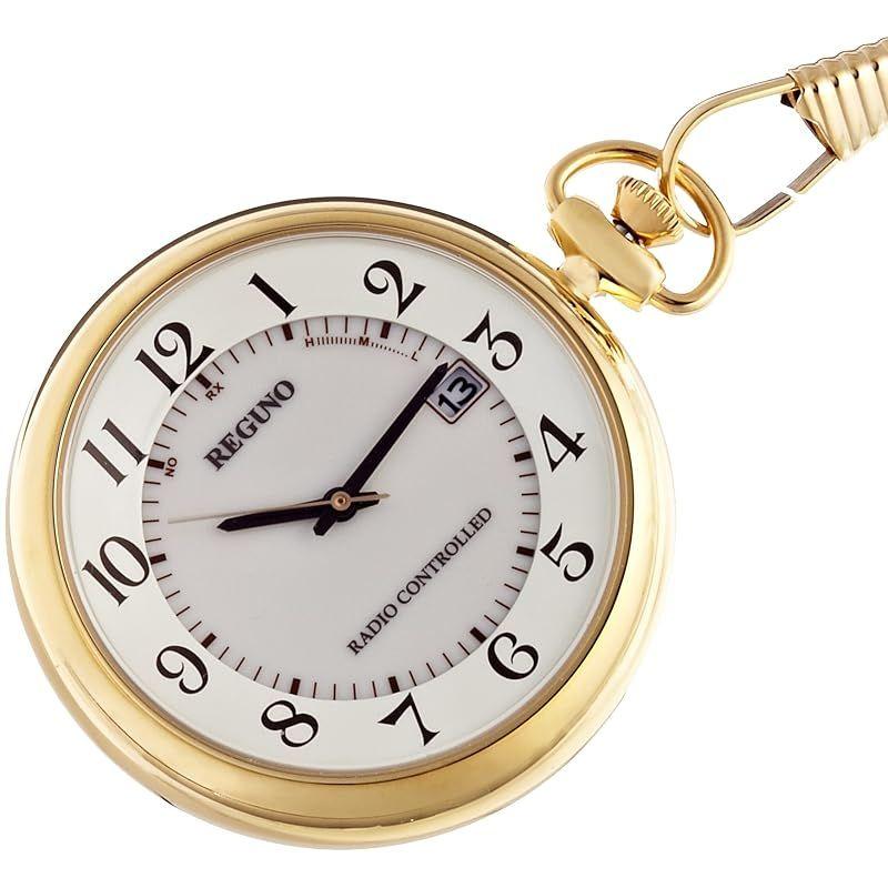 Used [New] [Reguno] [Citizen] CITIZEN Pocket Watch Solar-Tech Radio-Controlled Clock KL7-922-31 Pocket Watch Radio-Controlled Solar