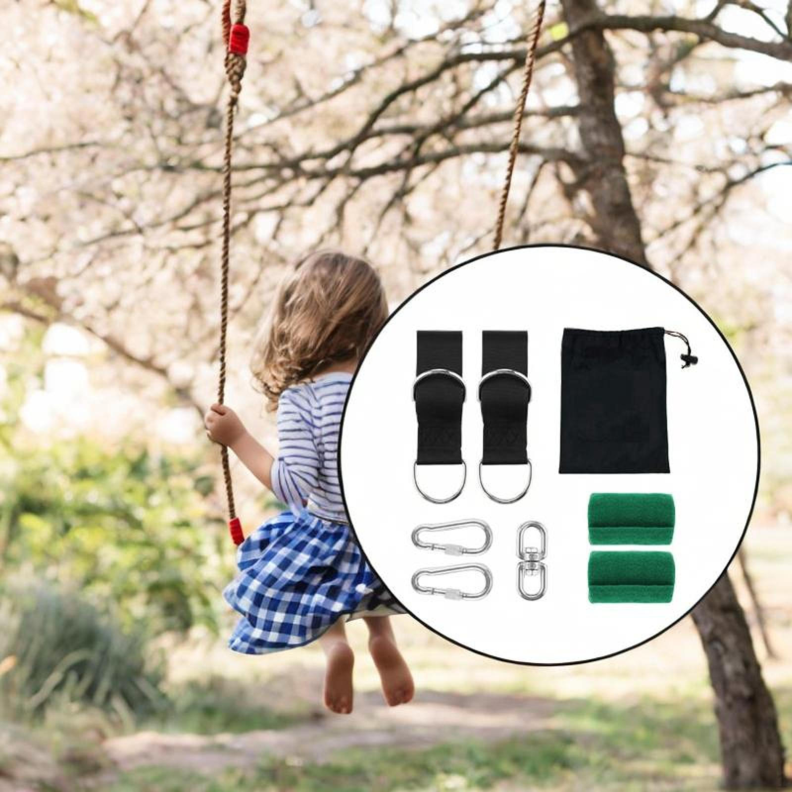 

Ремни для качелей на дереве, комплект для подвешивания гамака, ремень для патио, сада на открытом воздухе 150cm