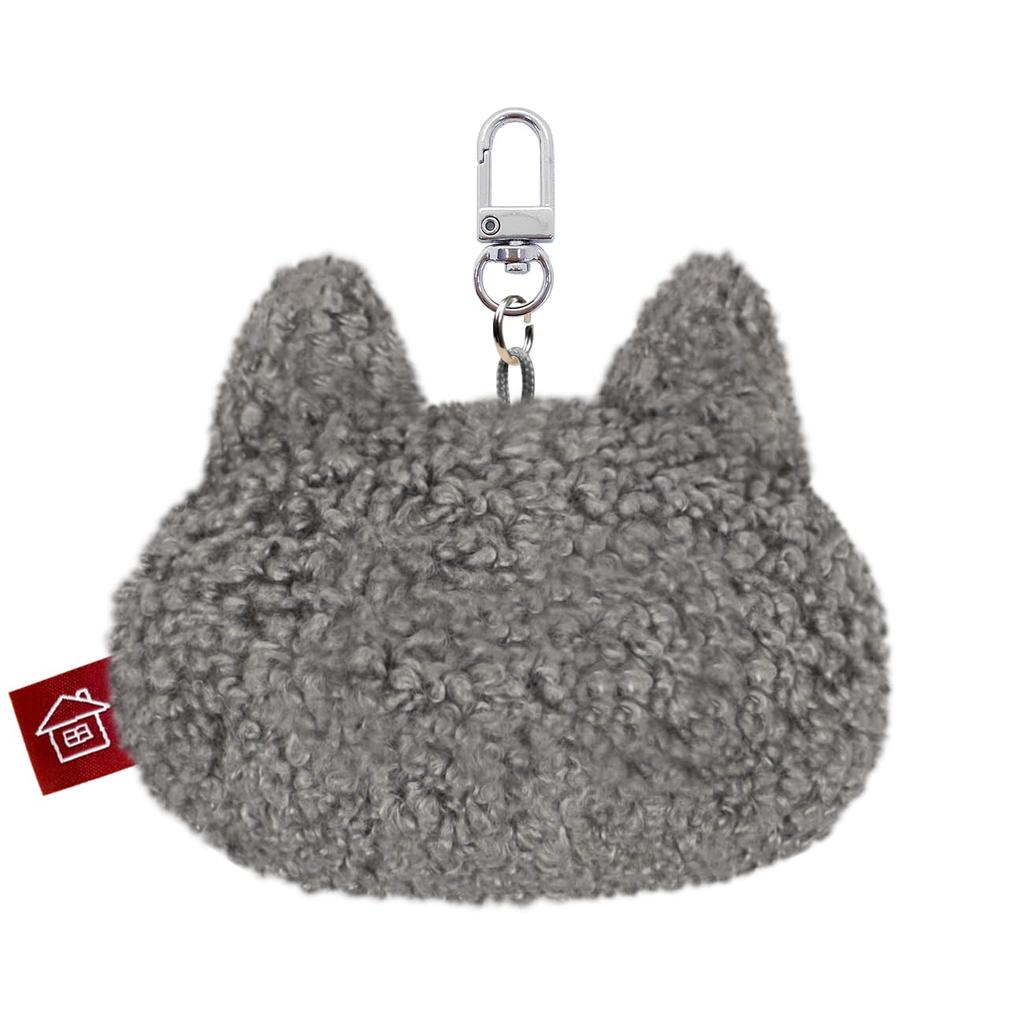 Kim Ha Chan Plush Face Keychain  Cute Keychain, Bag Accessory, Keychain, Bag Charm (Gray (Chegoyang))