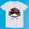 Frida Kahlo Selfie Parody Retro Funny Art Drawing Gamer Anime Cult Meme Music Movie Gift Tee T-Shirt K2732