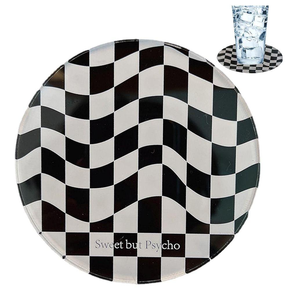 Waterproof Retro Cup Mat Heat Insulation Simple Bowl Pad Durable Drinks Placemat  Table