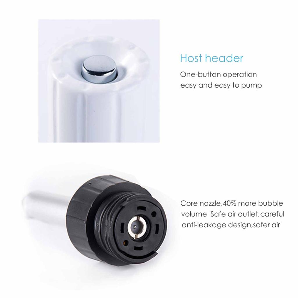 Portable 1000ML Sparkling Water Maker Handle Bubble Soda Machine Soda Cream Bottle Dispenser for