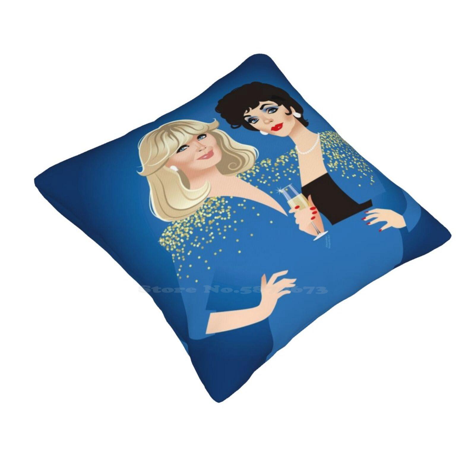Подушка Frenemies Мягкая Удобная Наволочка Linda Evans Joan Collins Krystle Carrington Alexis Warrington Dynasty ТВ Кэмп 30cmx30cm