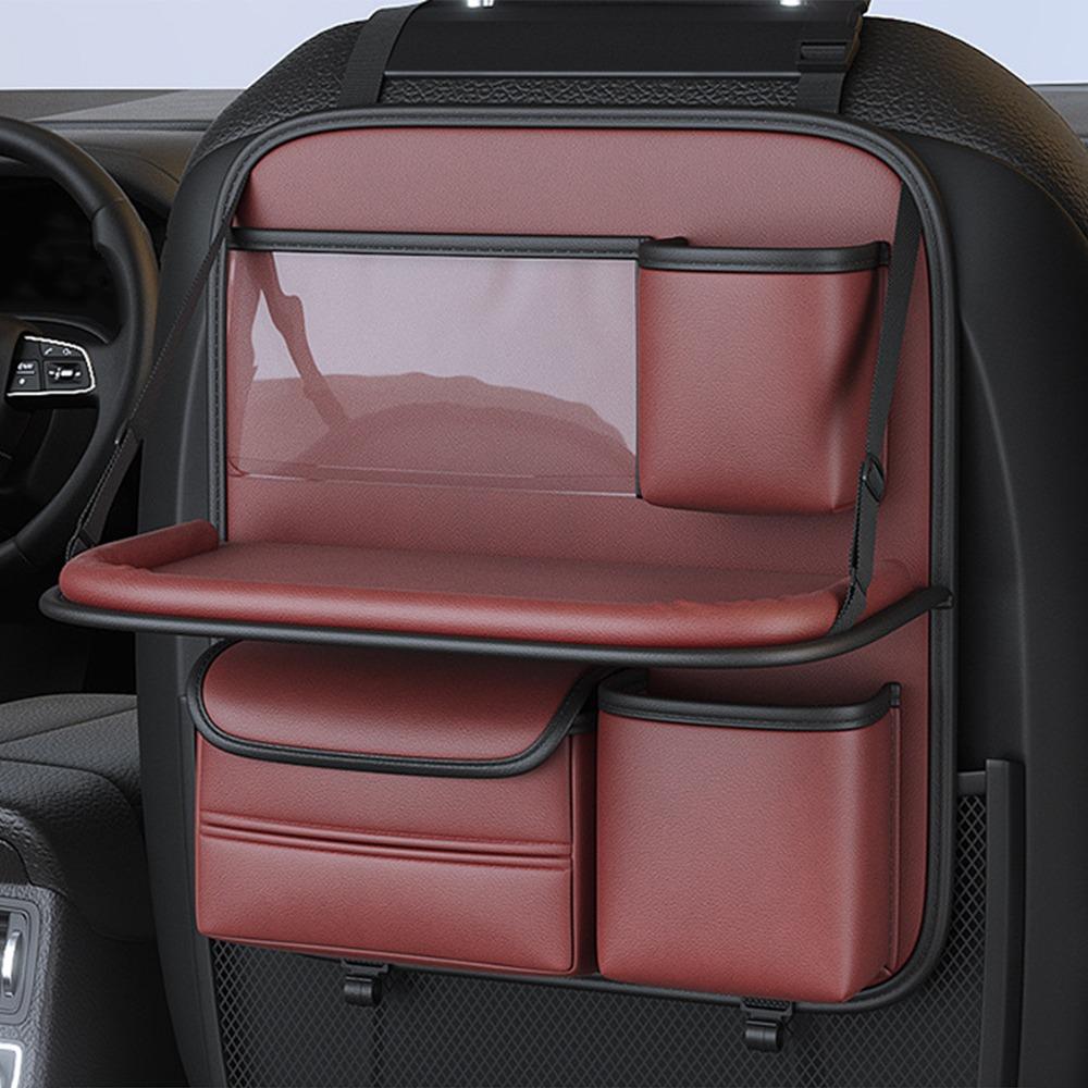 

Бытовой органайзер на спинку сиденья автомобиля, складной подвесной контейнер для автомобиля, аксессуары для интерьера автомобиля красный