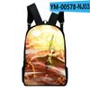 Harajuku Novelty Youthful In The Land Of Leadale Student School Bags Notebook Backpacks 3D Print Oxford Waterproof Travel Bags