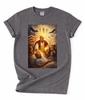 Camiseta de Trump Jesús, Camiseta de Sanación de Trump Jesús, Camiseta Ahora Guerra, Camiseta de Donald Trump, Camiseta Política Divertida, Camiseta de Escena Patriótica de Sanación