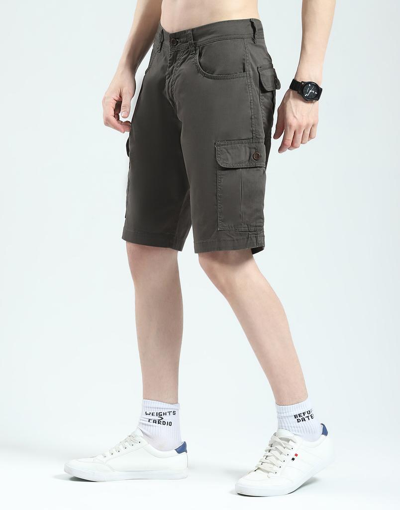 Monte Carlo Men's Solid Regular Fit Short