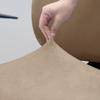 Office Chair Cover Swivel Office Chair Iso, Velvet, Beige, Cappuccino
