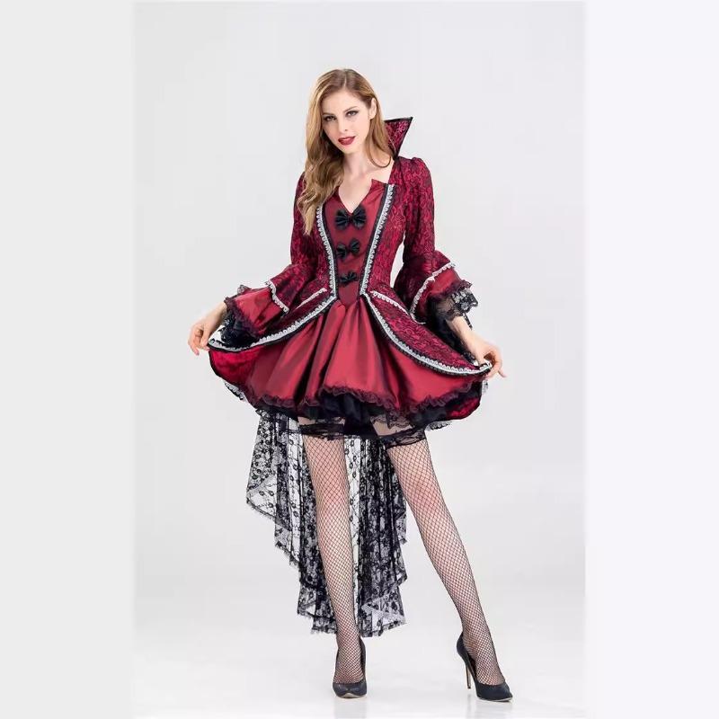 Halloween, Adult Costumes Horror Costumes Ghost Bride Vampire Queen Queen Show Costumes
