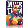 Mike Tyson Tinplate Poster Customized Wall Art Retro Vintage Metal Signs for Fans Home and Decoration Gaming Bedroom Decorations
