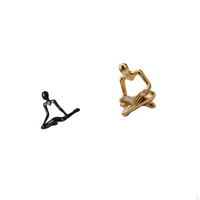 Creative Abstract Thinker Statue Figurine Sculpture Ornament for Entrance Bedroom Living Room