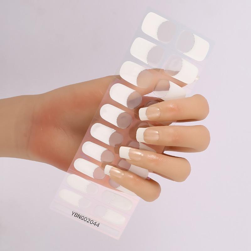 Semi-curing Light Therapy Nail Stickers Gel Nail Stickers Semi-curing Light Lamp Nail Stickers Harden, Last Long and Are Waterproof