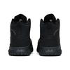 Anta Lifestyle Series Fabric Synthetic Leather Fleece Mid-Top Sports Casual Shoes Men Sneakers Black 112148903-2