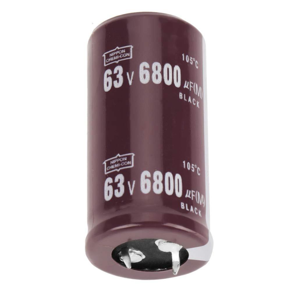 2PCS 6800uF Capacitance Snap in Capacitor 63V Voltage Rating Filtering Capacitor