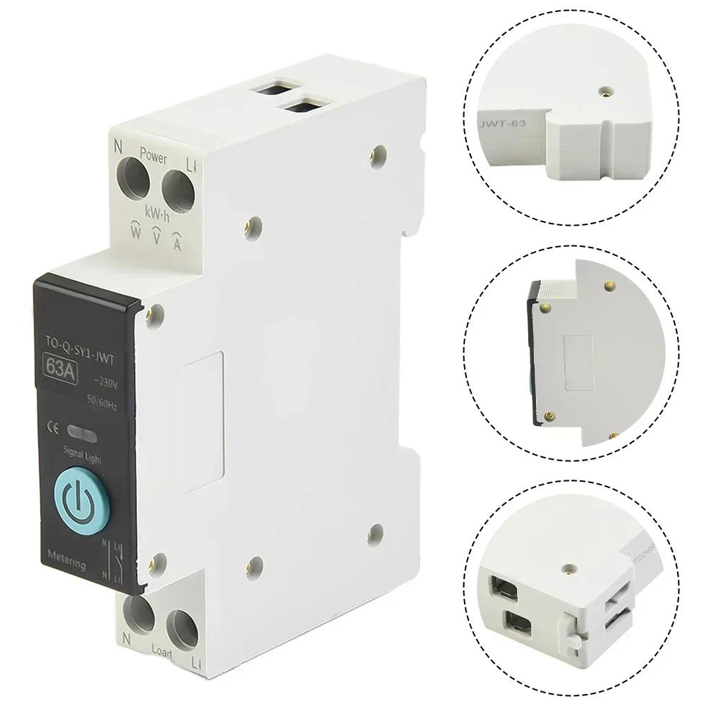 For Tuya Compatible For Smart Switch for Home Appliances Monitor Usage & Automate Tasks via For Smartphone Controls