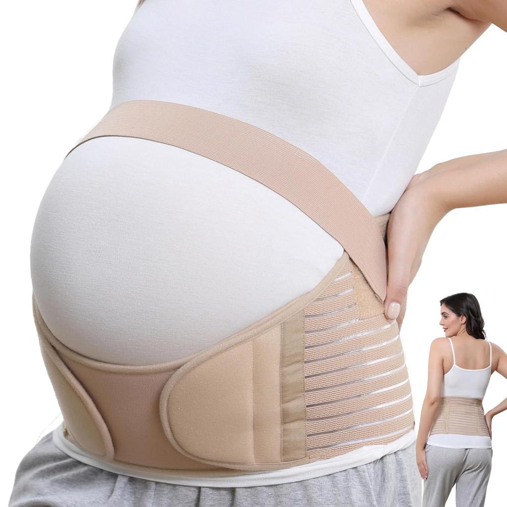 Breathable Maternity Belly & Back Support Band - Adjustable Prenatal Relief for Pregnant Women