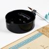 Portable Multi-functional Porcelain-Like Inkstone with Lid for Calligraphy Brushes
