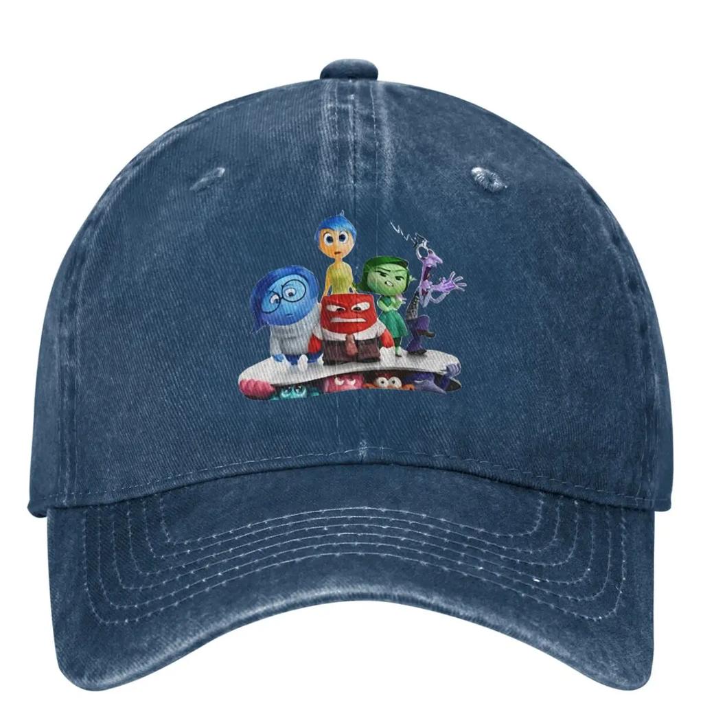 Anxiety Inside Out Baseball Cap Outdoor Sports y2k Funny Hip Hop Hats Men Adult Casual Sunscreen Baseball Caps