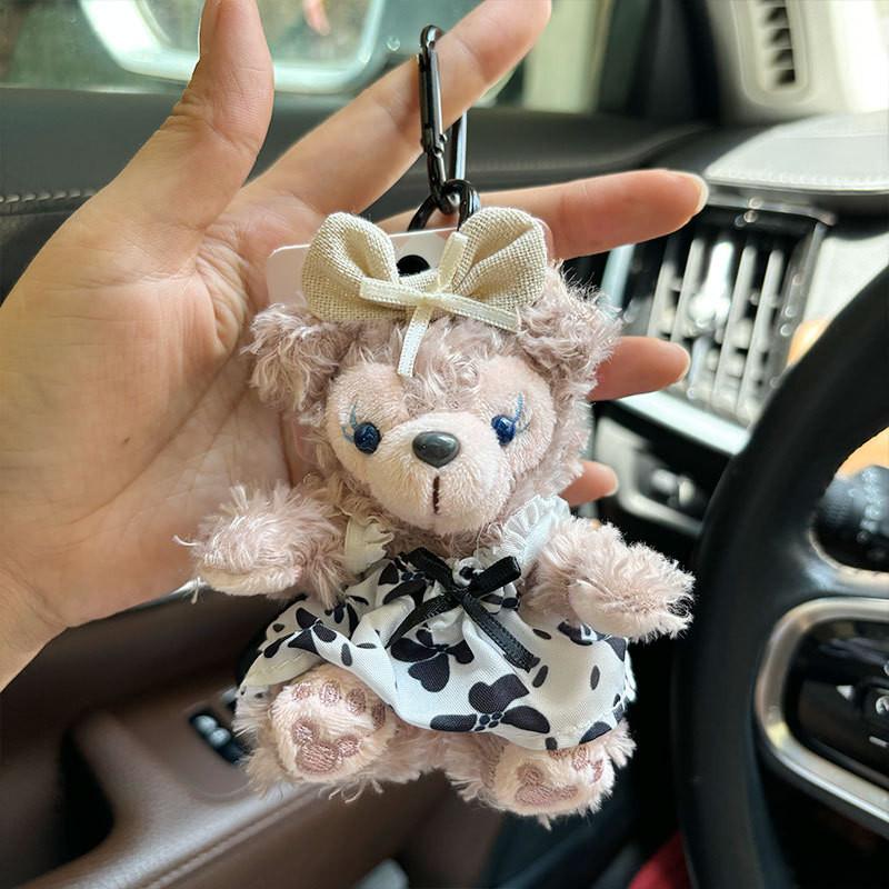 Adorable Sherry Rose Plush Toy Duffy Bear Keychain Cute Gift For Girls 12cm