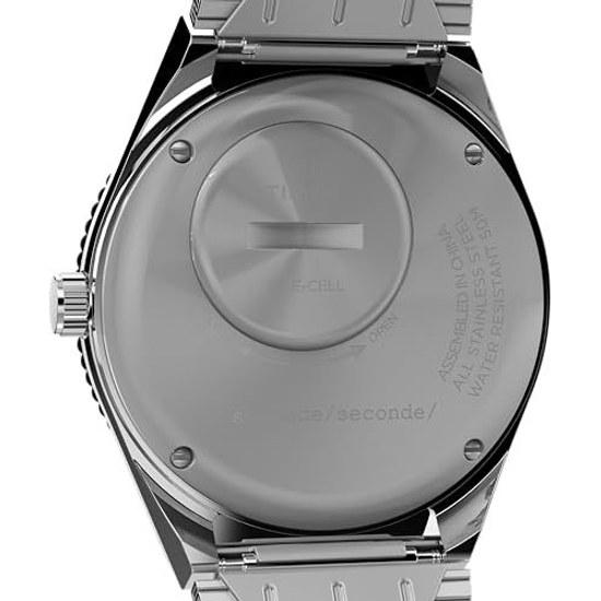 TIMEX Q Watch Kwarcowy 5 ATM Wodoszczelny Szkło Mineralne Biała Tarcza TW2W70600 Unisex