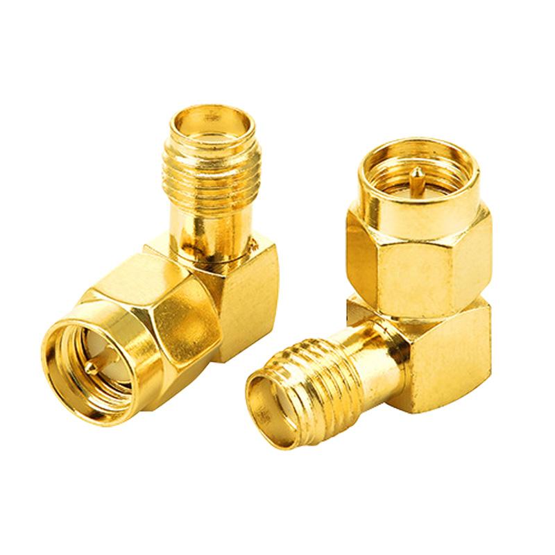SMA To SMA Straight 3 Way 90 135 Degree Adapter RF Coax Connector RP SMA Coupler Converter