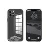Premium White Tempered Glass Full Cover Case for iPhone 15/14/13/11 Pro - High-End Simple Design, Anti-Fall Protection