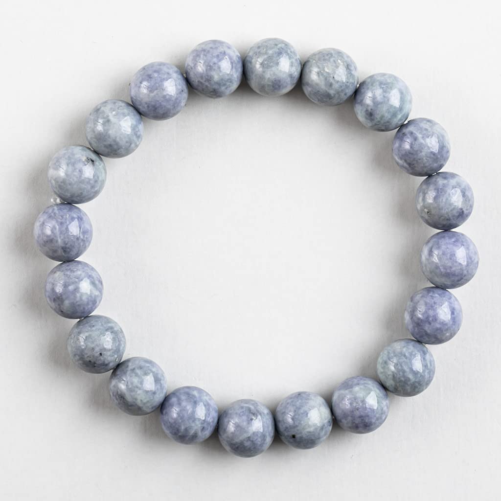 Itoigawa Natural Jadeite Soft Japanese National Jomon Power Stone Jadeite Workshop Special Paulownia Wood Quality Guarantee BR0690 (10mm Beads, 16.5cm