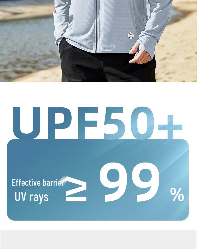 Ice Silk Men's Sun Protection Jacket 2026 - New Style, Anti-UV, Breathable, Thin for Summer & Outdoor Fishing