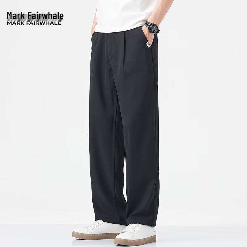 

Mark Fairwhale Men s Straight-Leg Ice Silk Casual Pants XL