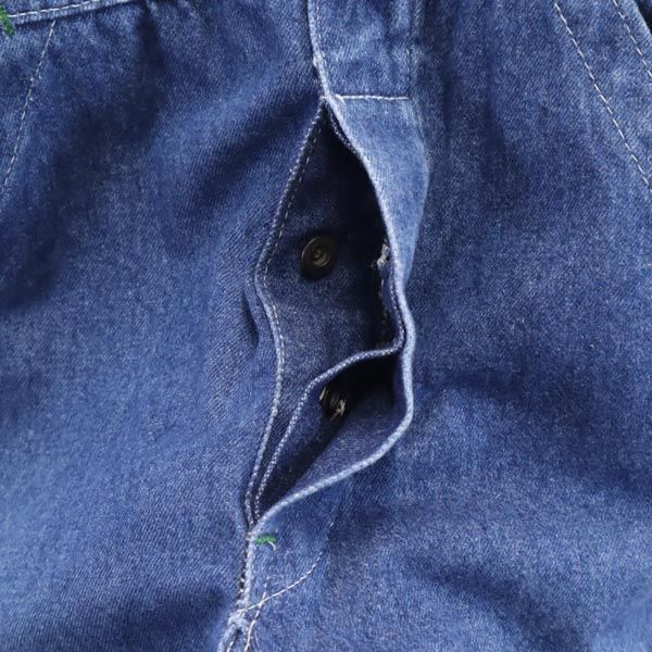 KEY Made In USA Denim Overall W30 Button Fly Men's Used