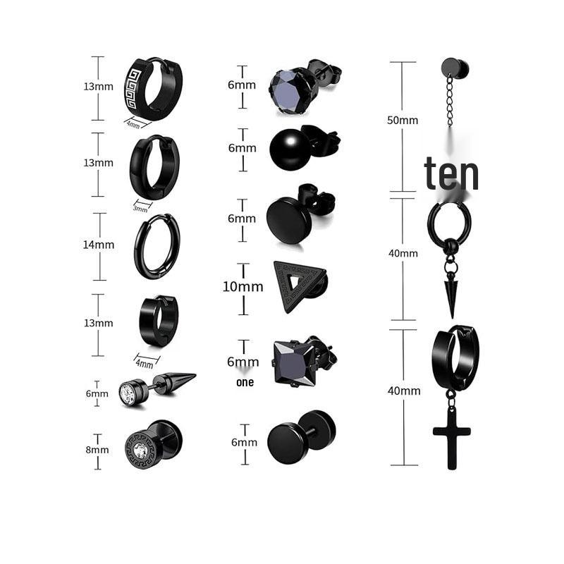 European & American High-End Stainless Steel Light Luxury Women's Stud Earrings - French-Inspired