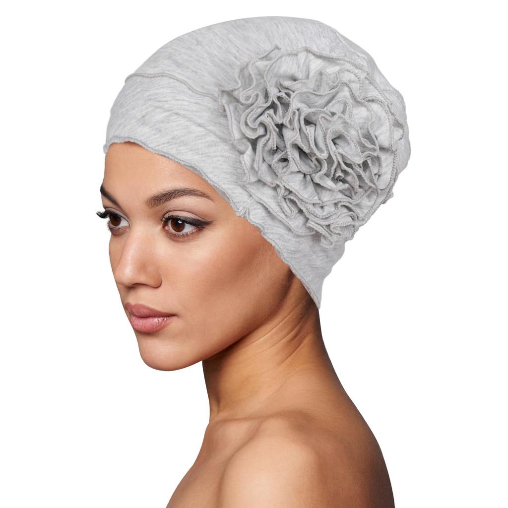 Turban Womens Floral Stretch Care Hat For Summer And Winter Fashion Accessories