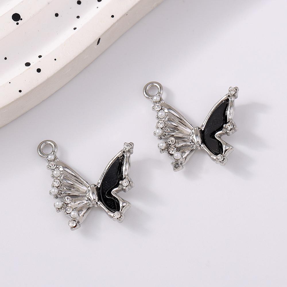 5pcs Cute Rhinestone Charms Pendants for Jewelry Making Earrings Bracelet DIY Handmade Necklace Accessories