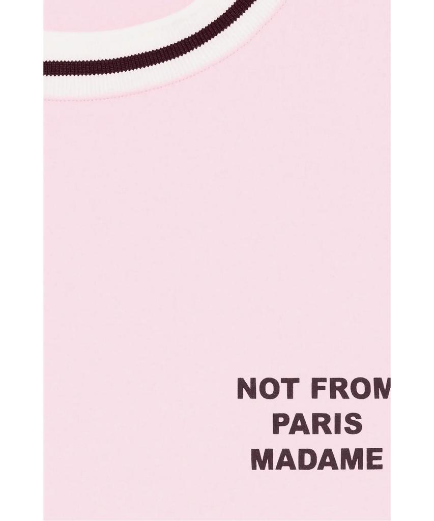 DROLE DE MONSIEUR Sports Slogan T-Shirt D0Tcs26205Pil