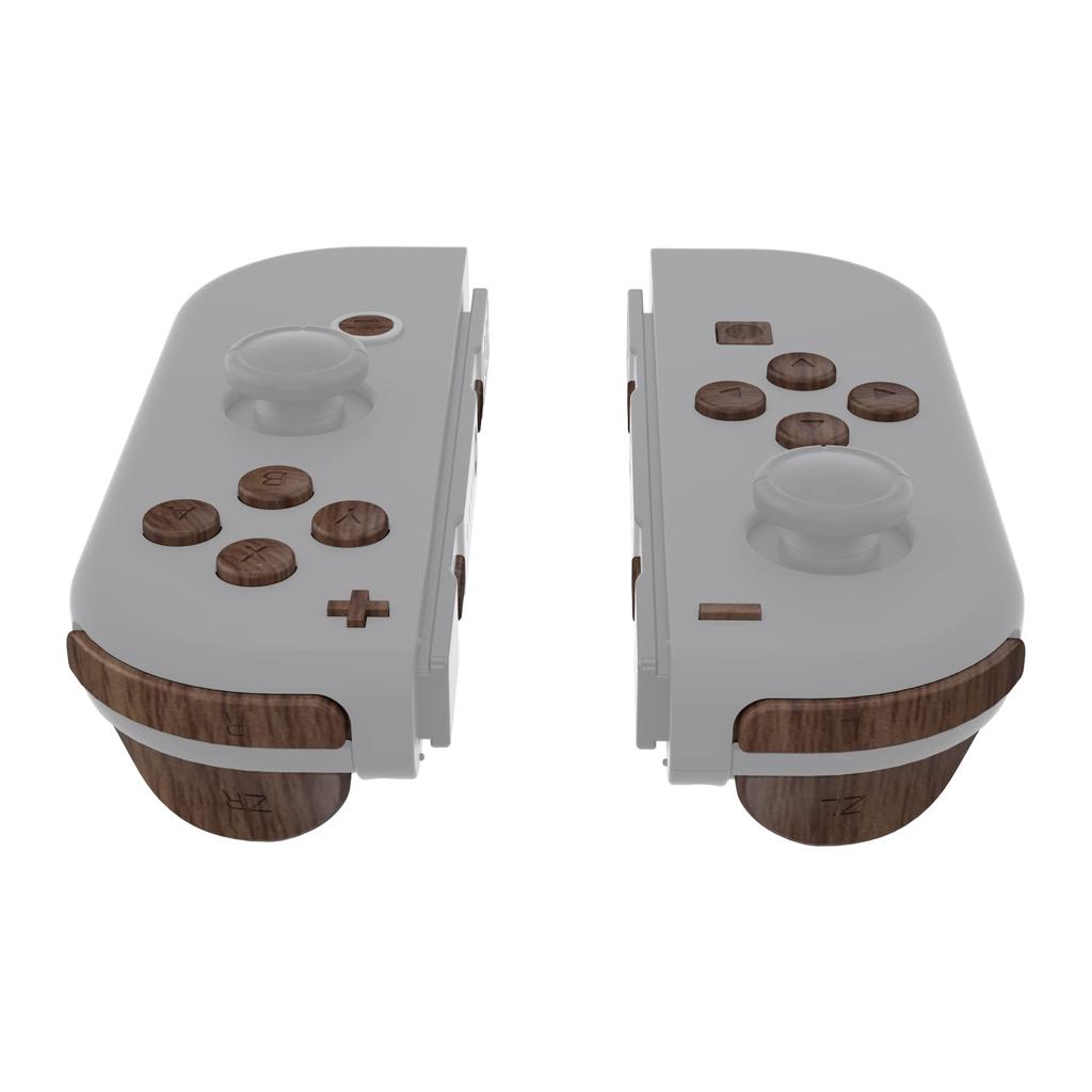 eXtremeRate Compatible with Nintendo Switch OLED Replacement Button ABXY Cross Key SR SL L R ZR ZL Trigger Button Body and Case Not Included & Joy-Con