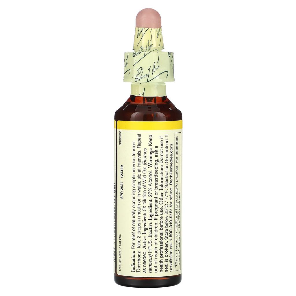 Original Bachblüte, Wilder Hafer, 20 ml (0.7 fl oz)
