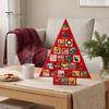 Cardboard Christmas Ornament Box Tree Advent Calendar Box, DIY Surprising Shaped Paper Hole Punch Party Favor Storage Gift Fillable Countdown